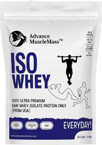 Advance MuscleMass Raw Whey Protein Isolate 90%