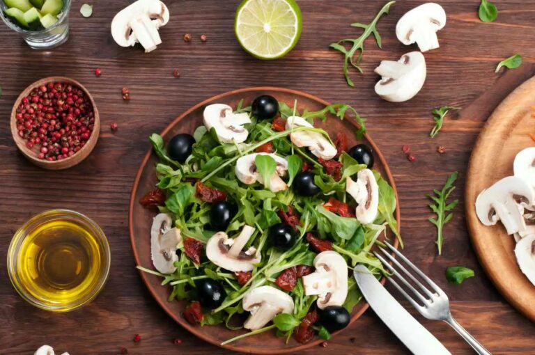Mushroom Salad Recipe for Weight Loss. – Try the mushroom salad recipe to lose weight.